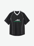 Master of Sport Paneled Soccer Jersey, Black
