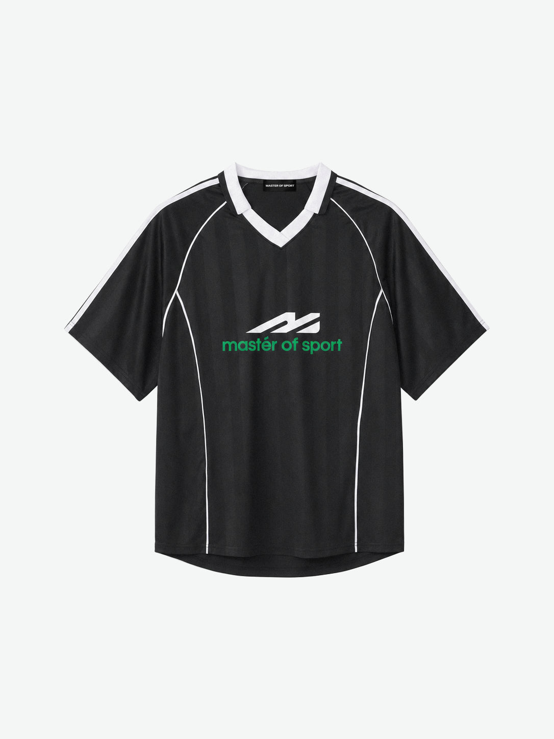 Master of Sport Paneled Soccer Jersey, Black