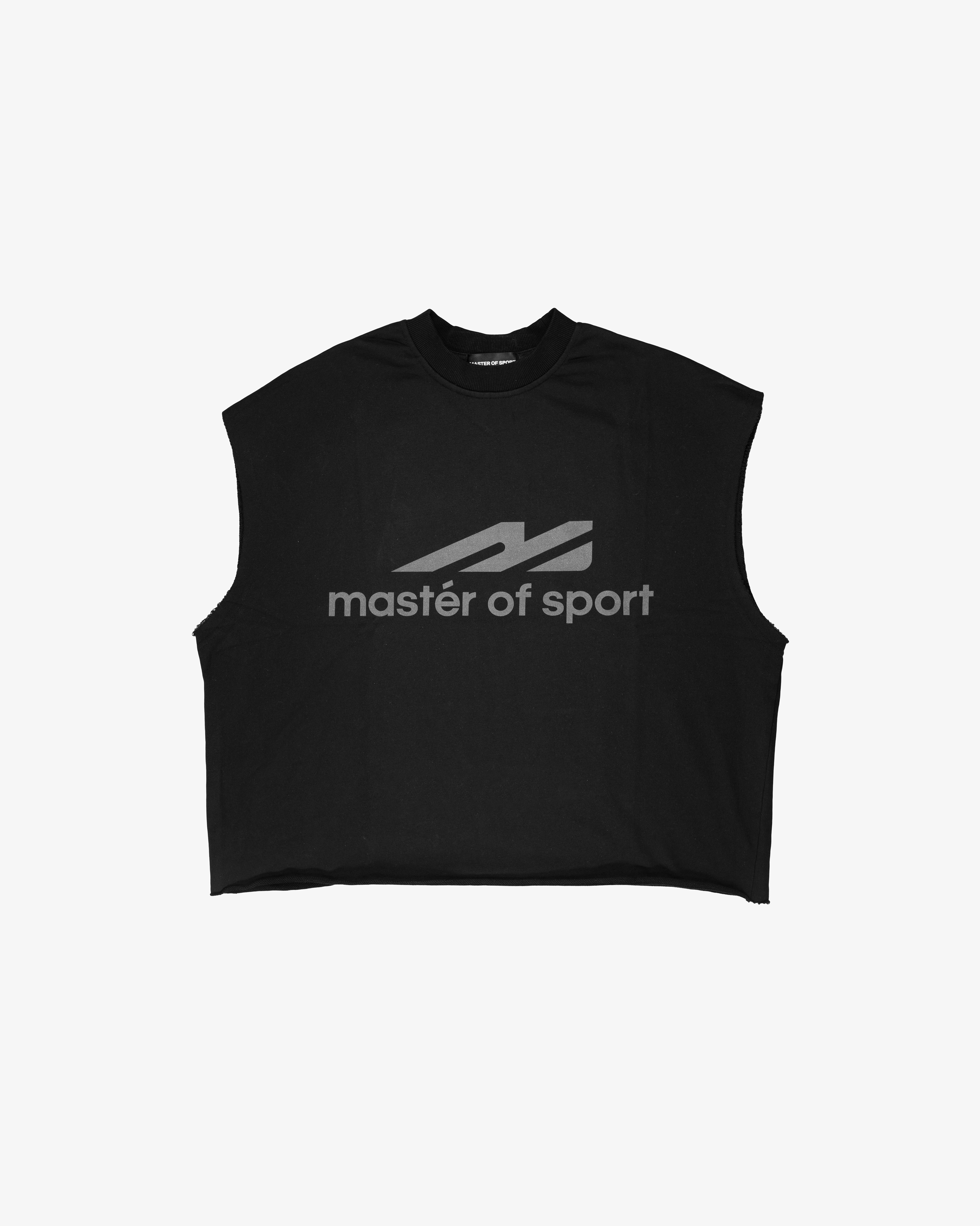 MOS Weft-Knit French Terry Top, Black