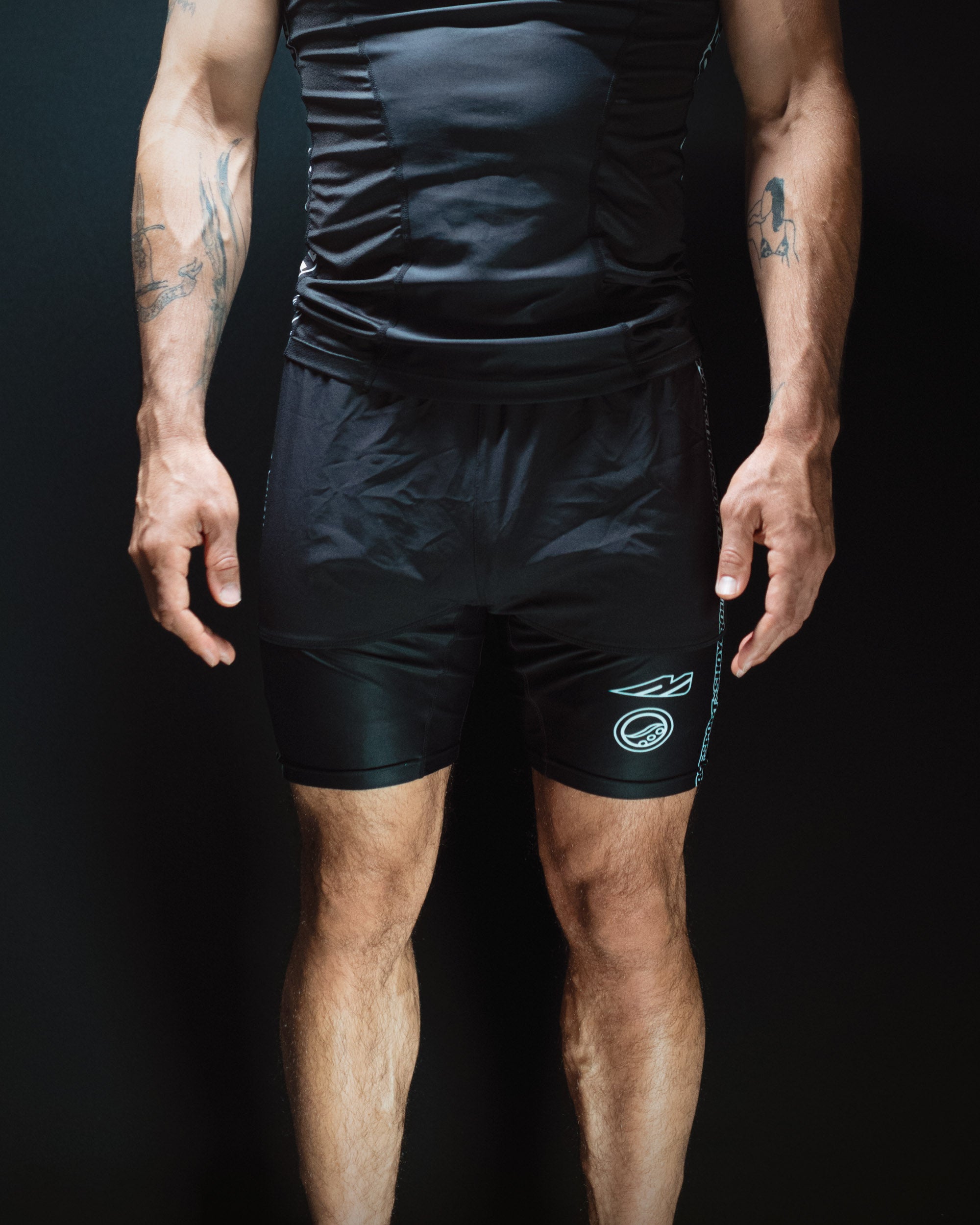 Master of Sport x Shoyoroll Fuse-Fit™ Grappling Shorts, Black